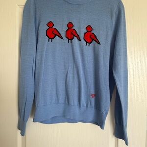 Tory Sport Blue Knit with Red Graphic